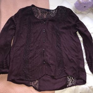AMERICAN EAGLE long sleeve button up blouses